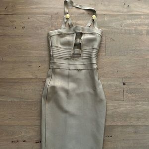 House of CB olive dress size xs